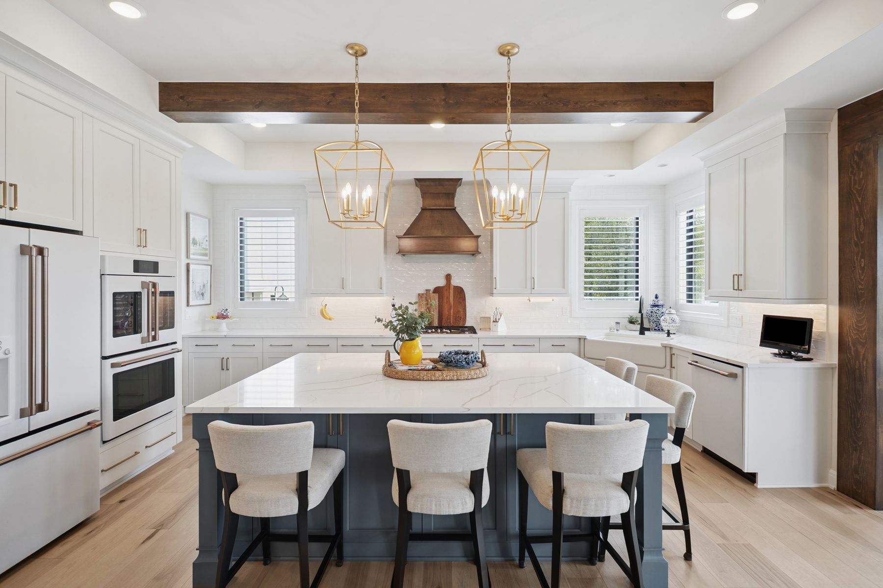 A kitchen designed and documented by Adamo Construction Design