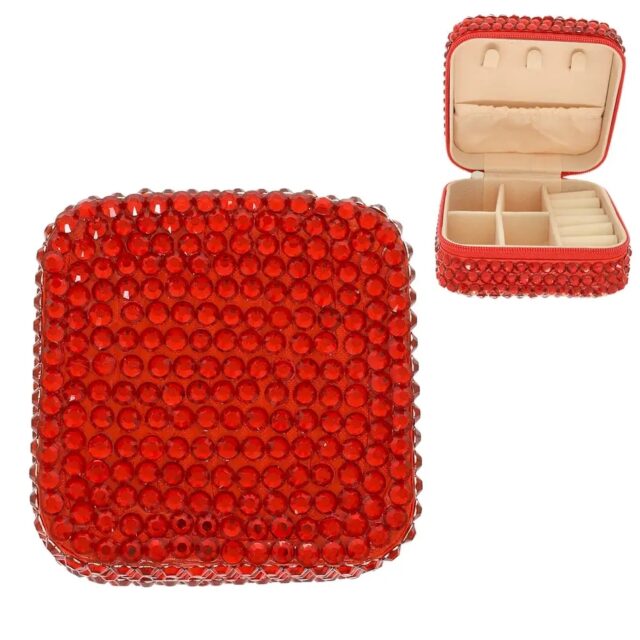 Embellished Jewelry Travel Case