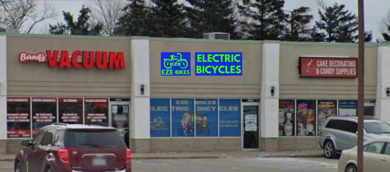 The EZE-Bikes storefront on S Lapeer Road