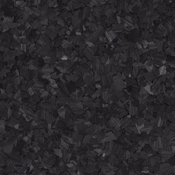 Carbon flake color sample