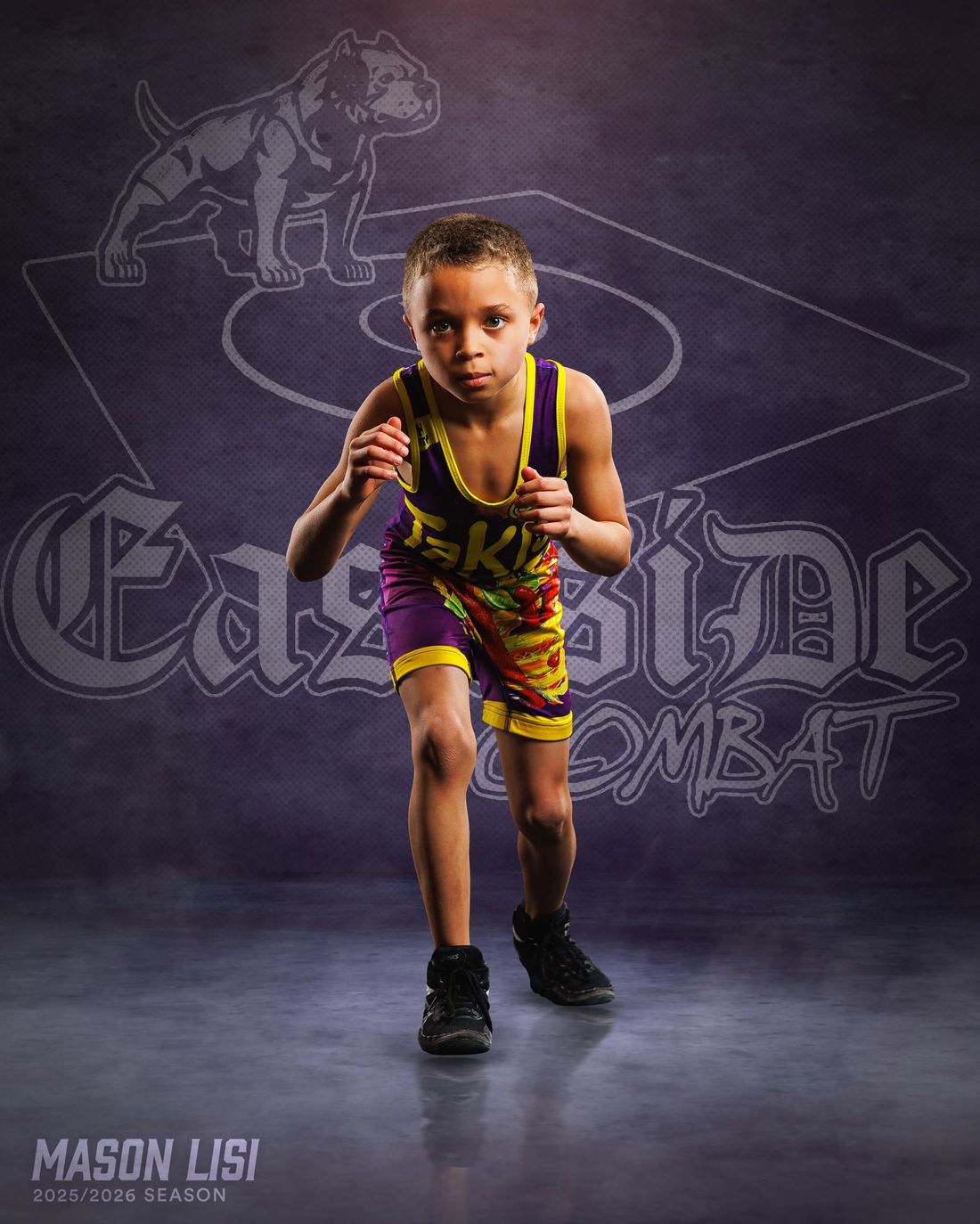 An Eastside Combat wrestling poster
