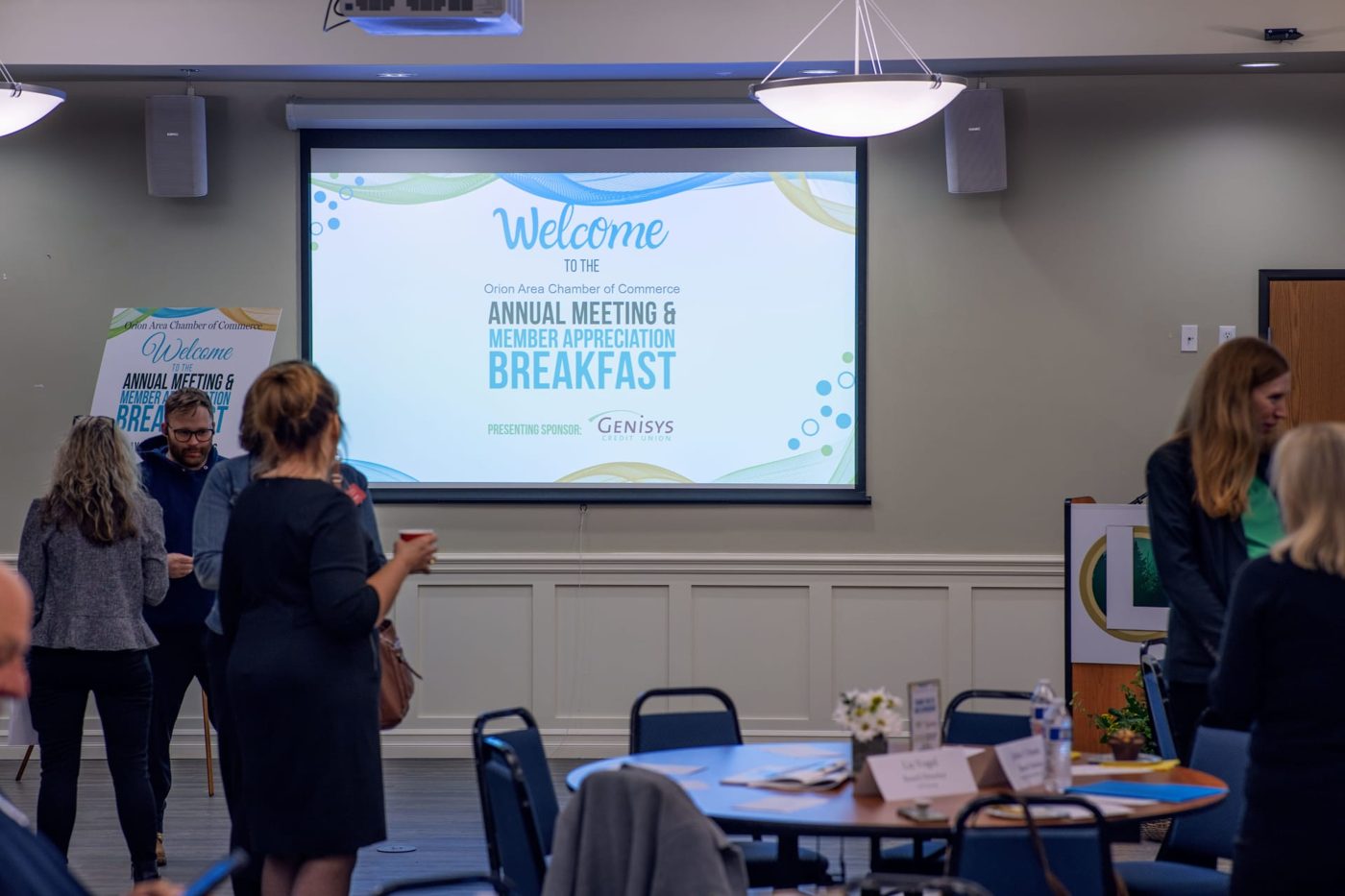 Welcome screen at the 2026 Annual Meeting