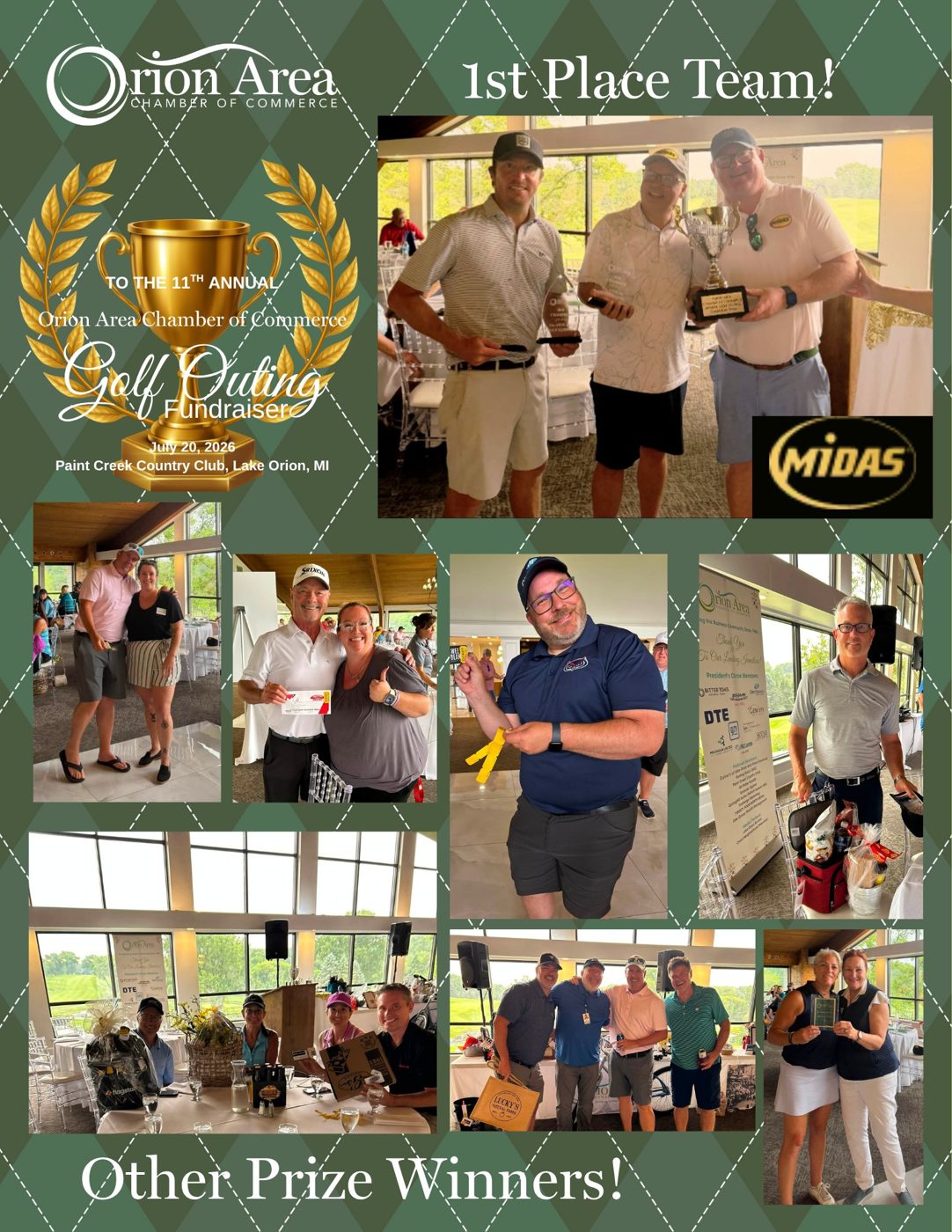 2026 Golf Outing winners