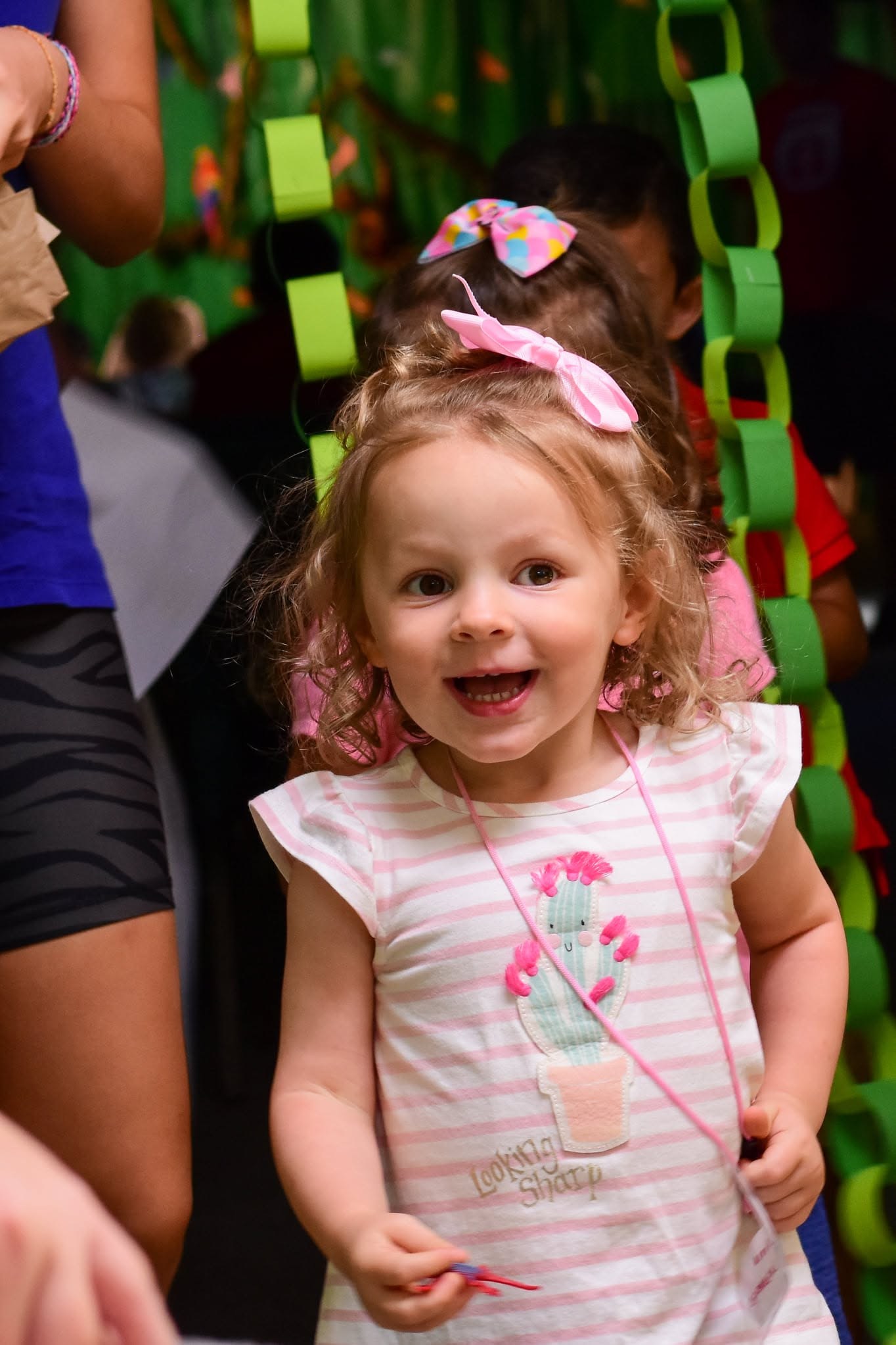 A little girl at VBS