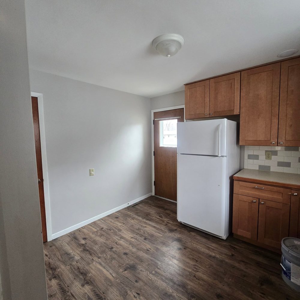 Kitchen corner with new paint