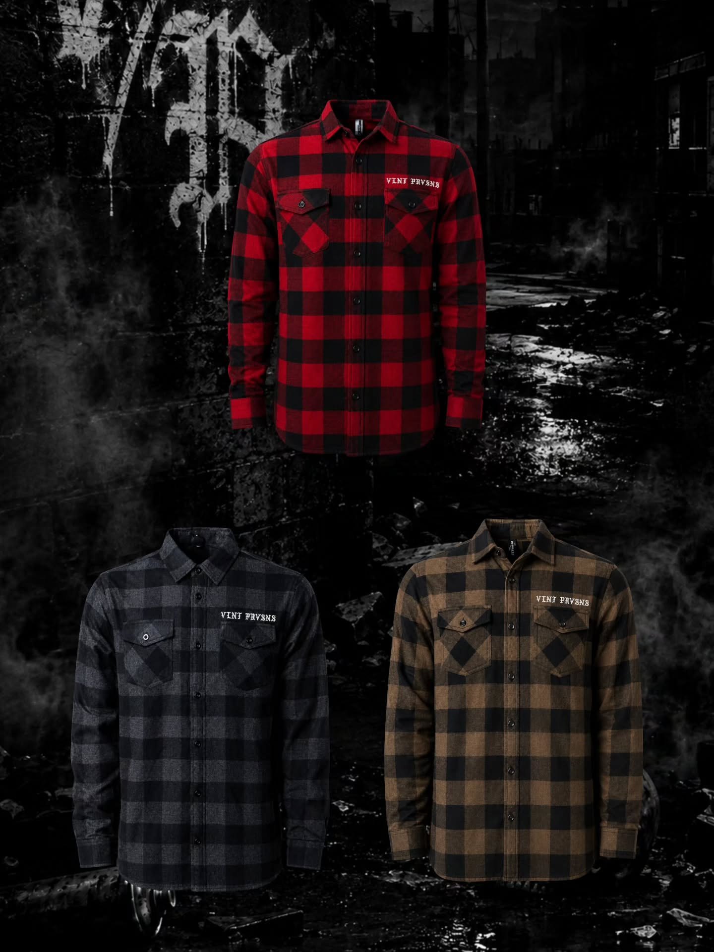 Embroidered Flannels