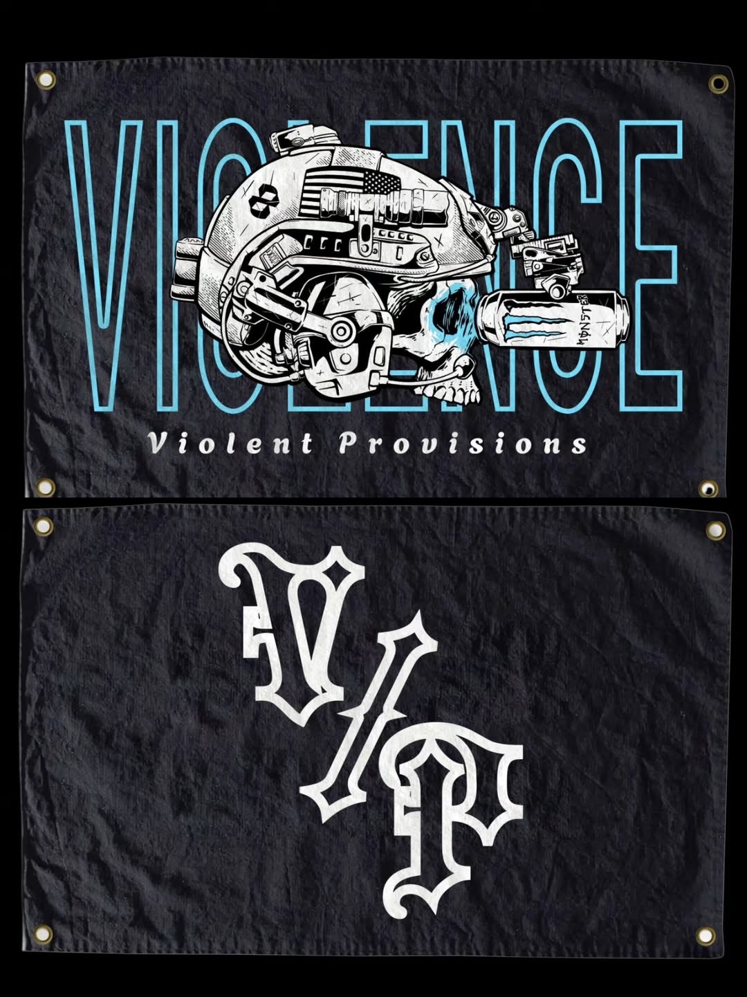 The VIOLENCE banner