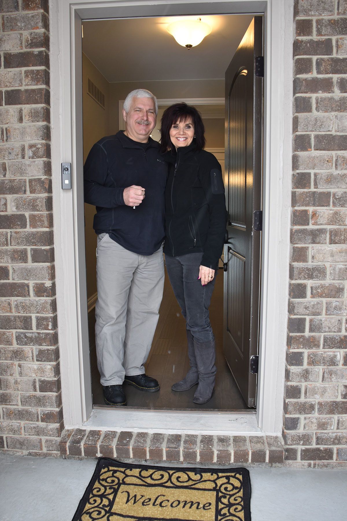 Dave & Michele Makarewicz at their key turnover