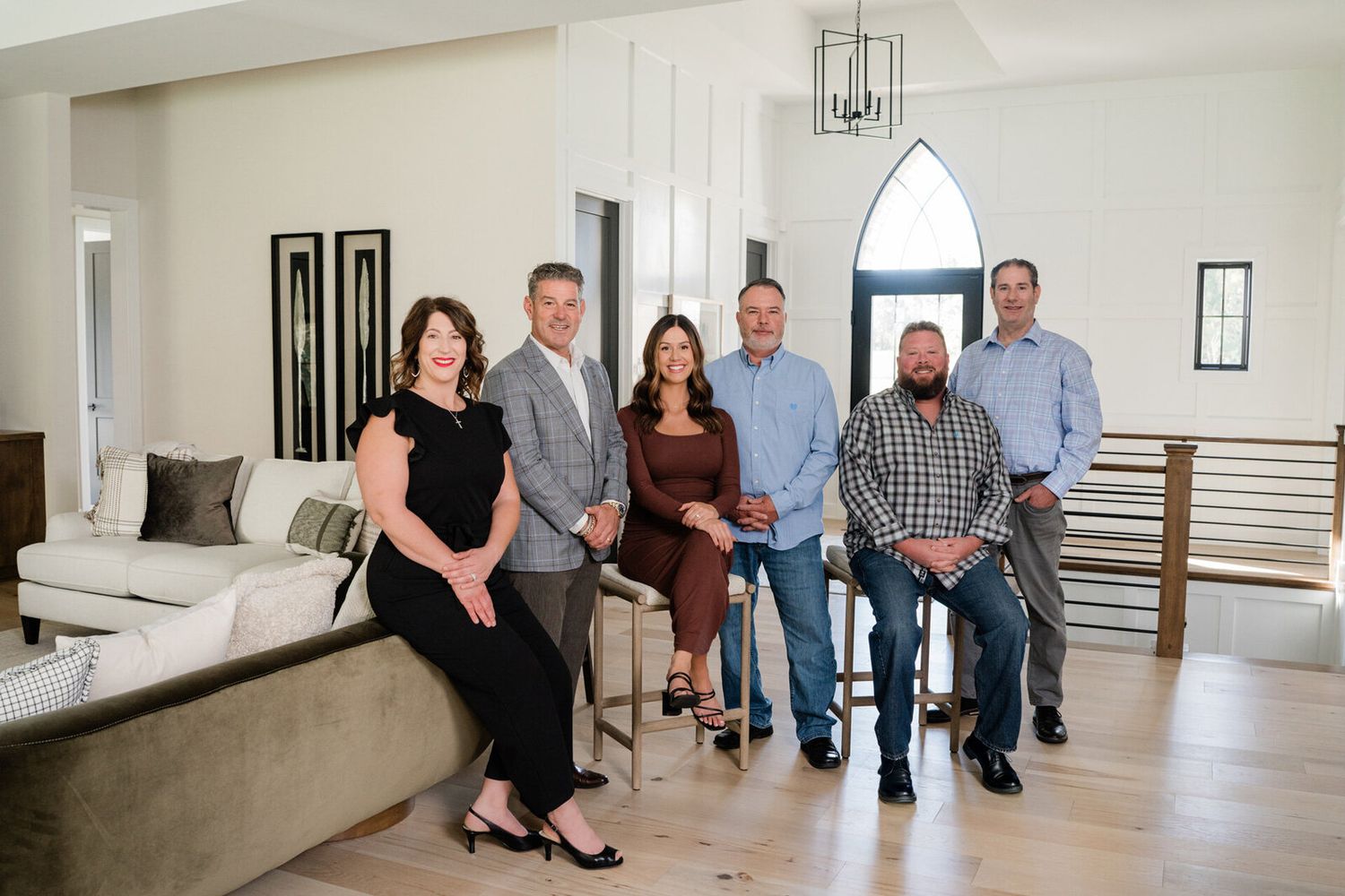 The Vitale Real Estate & New Homes team in the show home